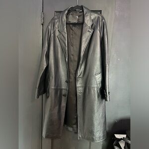 Steven Meisel X Zara Long Leathe Trench (limited edition) sz M